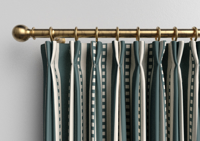 The British Stripe Co. Edgar, Teignbridge No.1 - Made to Measure Curtains - Image 10